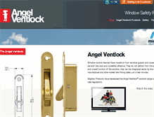 Tablet Screenshot of angel-ventlock.com
